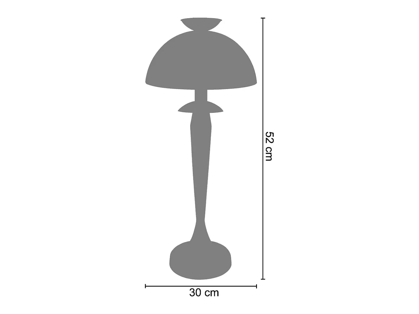 TOSEL Lámpara de Salón ,metal,madera, ,A52xD30x P30cm Rosa Clearance