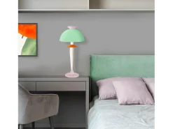 TOSEL Lámpara de Salón ,metal,madera, ,A52xD30x P30cm Rosa Clearance