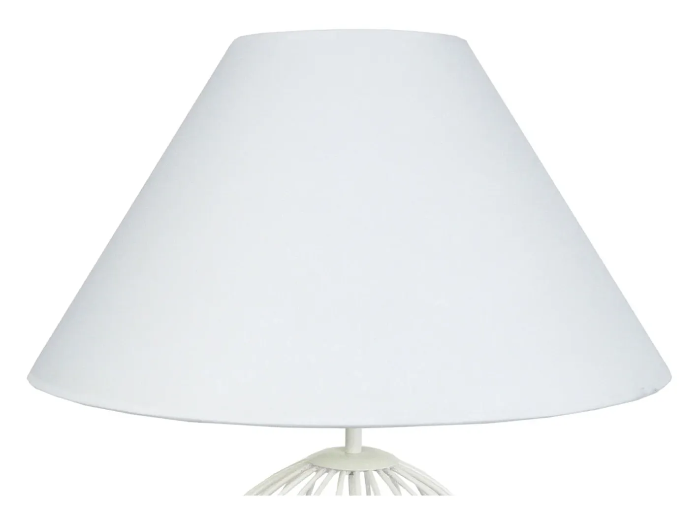 TOSEL Lámpara de Salón ,metal,,A44xD45xP45cm Blanco New