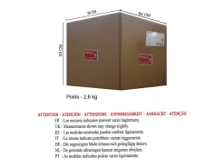 TOSEL Lámpara de Salón ,vidrio,,A60xD 40xP40cm Transparente Discount
