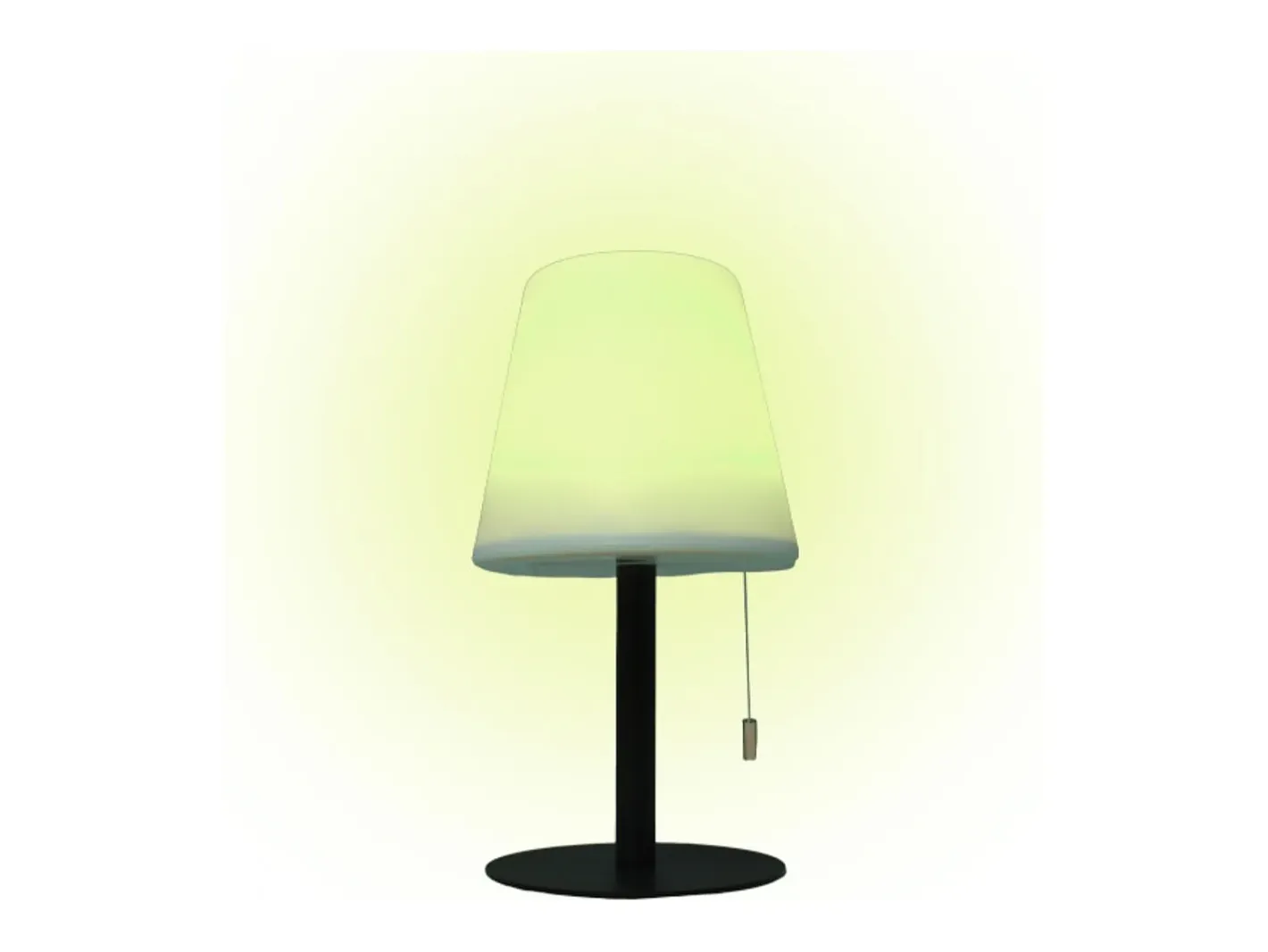Lámpara de sobremesa Biana Lumit LED RGB con USB Ø16x30 cm Blanco Online