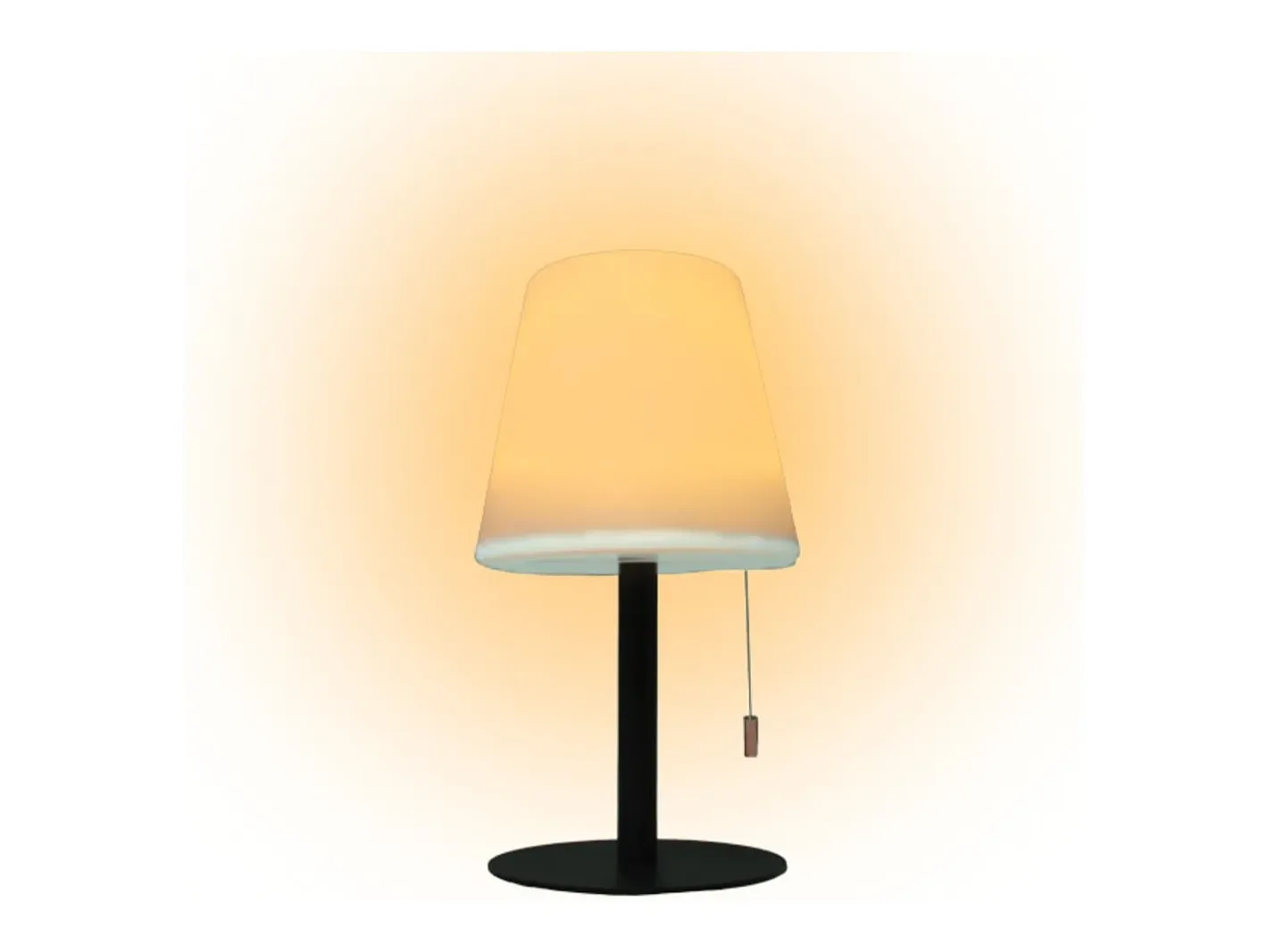 Lámpara de sobremesa Biana Lumit LED RGB con USB Ø16x30 cm Blanco Online