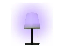 Lámpara de sobremesa Biana Lumit LED RGB con USB Ø16x30 cm Blanco Online
