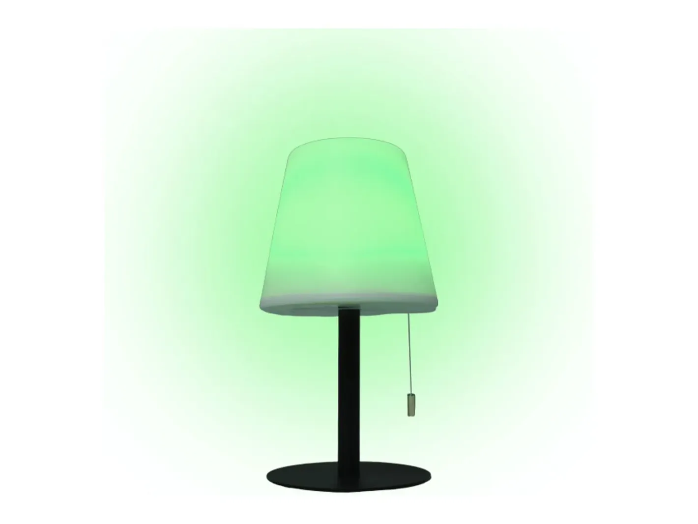 Lámpara de sobremesa Biana Lumit LED RGB con USB Ø16x30 cm Blanco Online