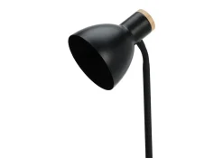 Online Lámpara de sobremesa 25W con interruptor /natural Ø14x36 cm Negro