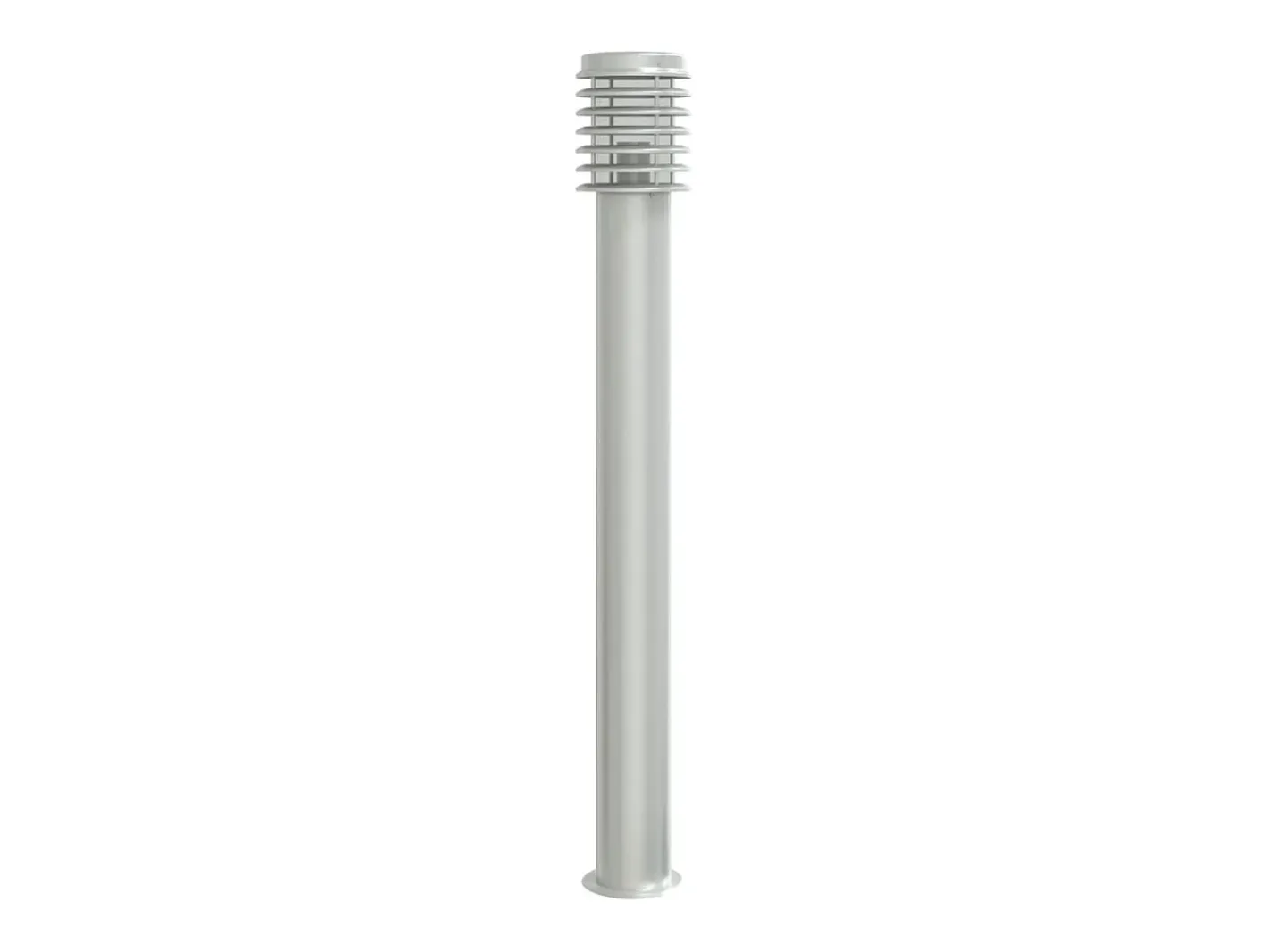 Lámpara de suelo de exterior acero inoxidable 110 cm ES238432 Plateado Online