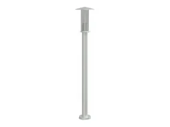 Lámpara de suelo de exterior acero inoxidable 100 cm ES427016 Plateado