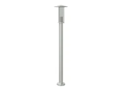 Lámpara de suelo de exterior acero inoxidable 100 cm ES427016 Plateado