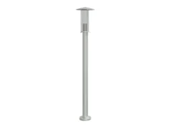 Lámpara de suelo de exterior acero inoxidable 100 cm ES427016 Plateado