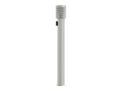 Lámpara de suelo de exterior con enchufe acero inoxidable 110cm ES214968 Plateado Hot