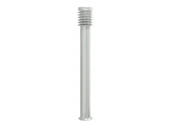 Lámpara de suelo de exterior con enchufe acero inoxidable 110cm ES214968 Plateado Hot
