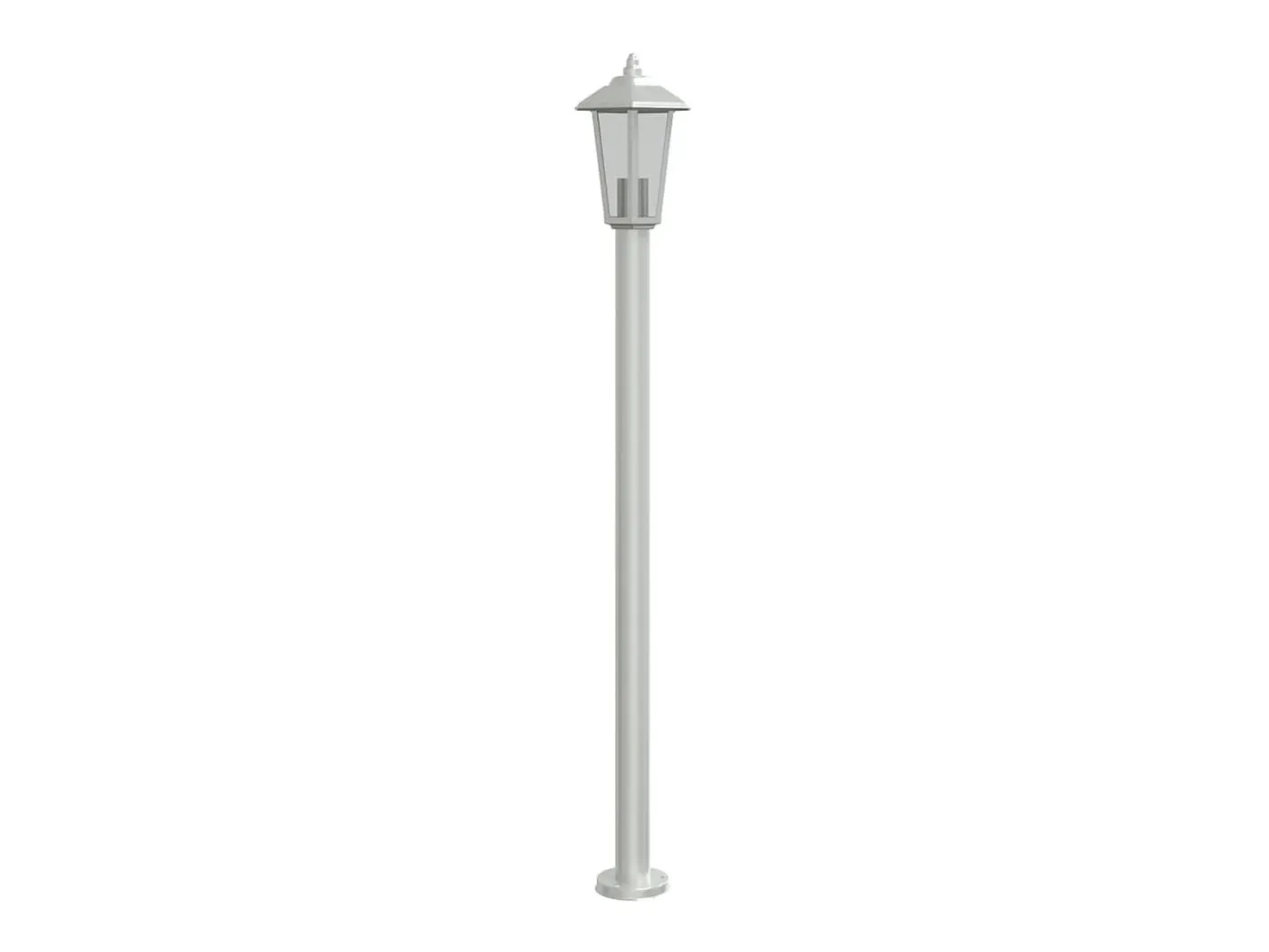 Clearance Lámpara de suelo de exterior acero inoxidable 120 cm ES393345 Plateado