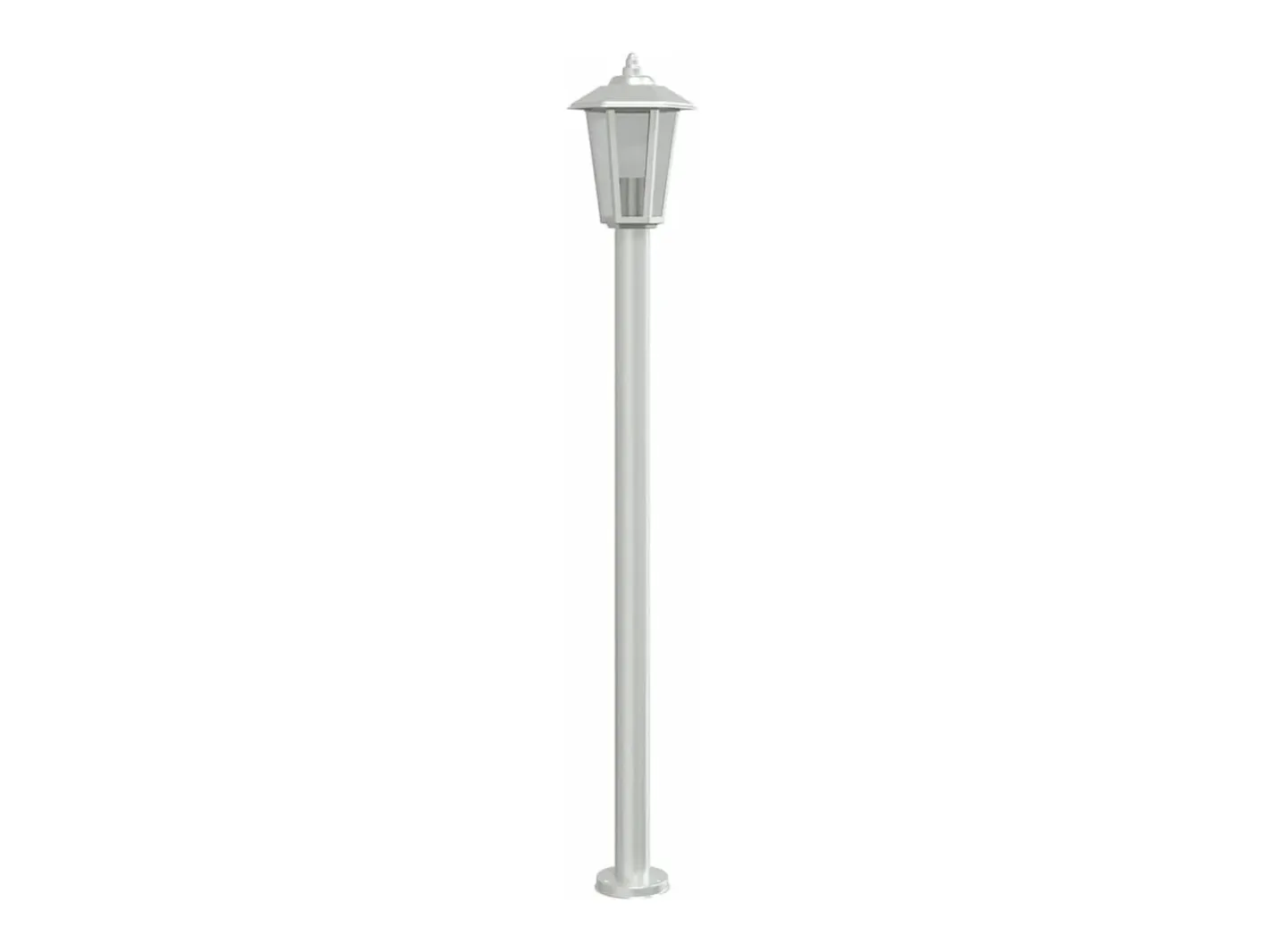 Clearance Lámpara de suelo de exterior acero inoxidable 120 cm ES393345 Plateado
