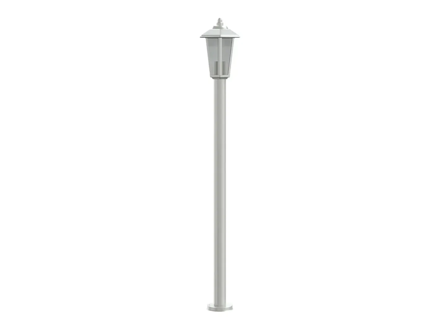 Clearance Lámpara de suelo de exterior acero inoxidable 120 cm ES393345 Plateado