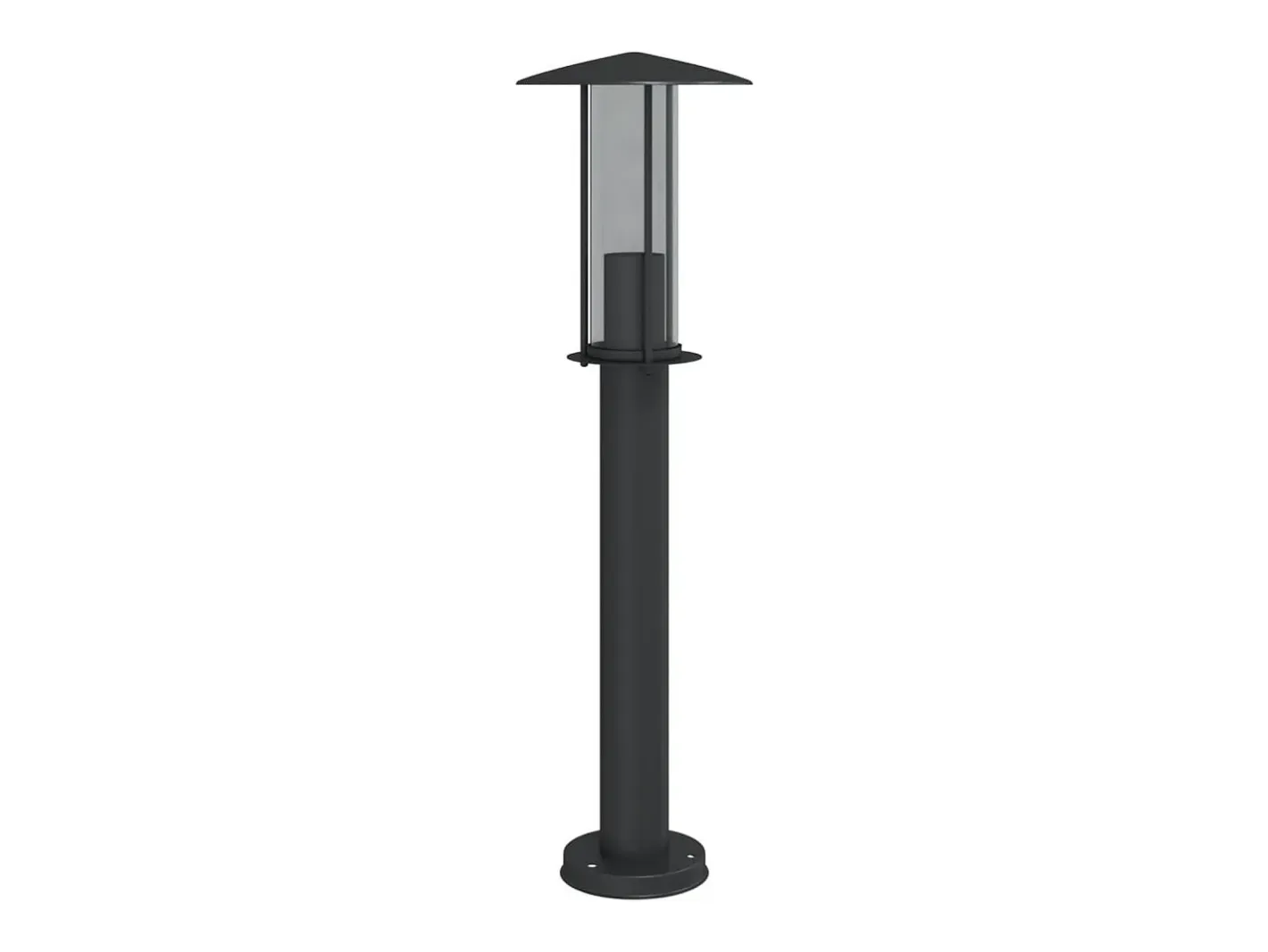 Iluminación Exterior-Lámpara de suelo de exterior acero inoxidable 60 cm ES696026 Negro