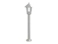 Lámpara de suelo de exterior acero inoxidable 80 cm ES702664 Plateado Outlet