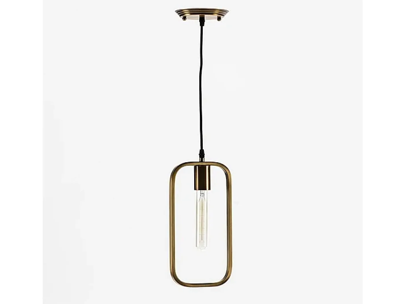 Les Tendances Lámpara de suspensión de metal Veronica A 16 x A 33 x P 4 cm Dorado