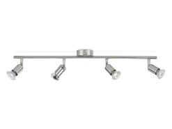 Ledkia Lámpara de Techo 4 Focos Limbali Cromado Dorado Discount