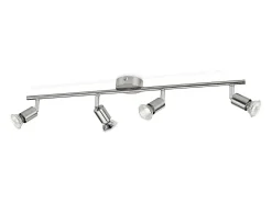 Ledkia Lámpara de Techo 4 Focos Limbali Cromado Dorado Discount