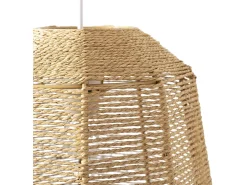 VS Venta-stock Lámpara de techo Akina de papel trenzado, diámetro 31 cm Beige Sale