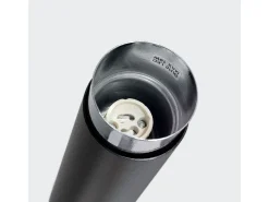 Sollux Lighting Plafón-Lámpara de techo Alvor moderno de acero - 1 fuentes luminosas 4000K - L.6 x A.12,5 cm - /cromo Negro