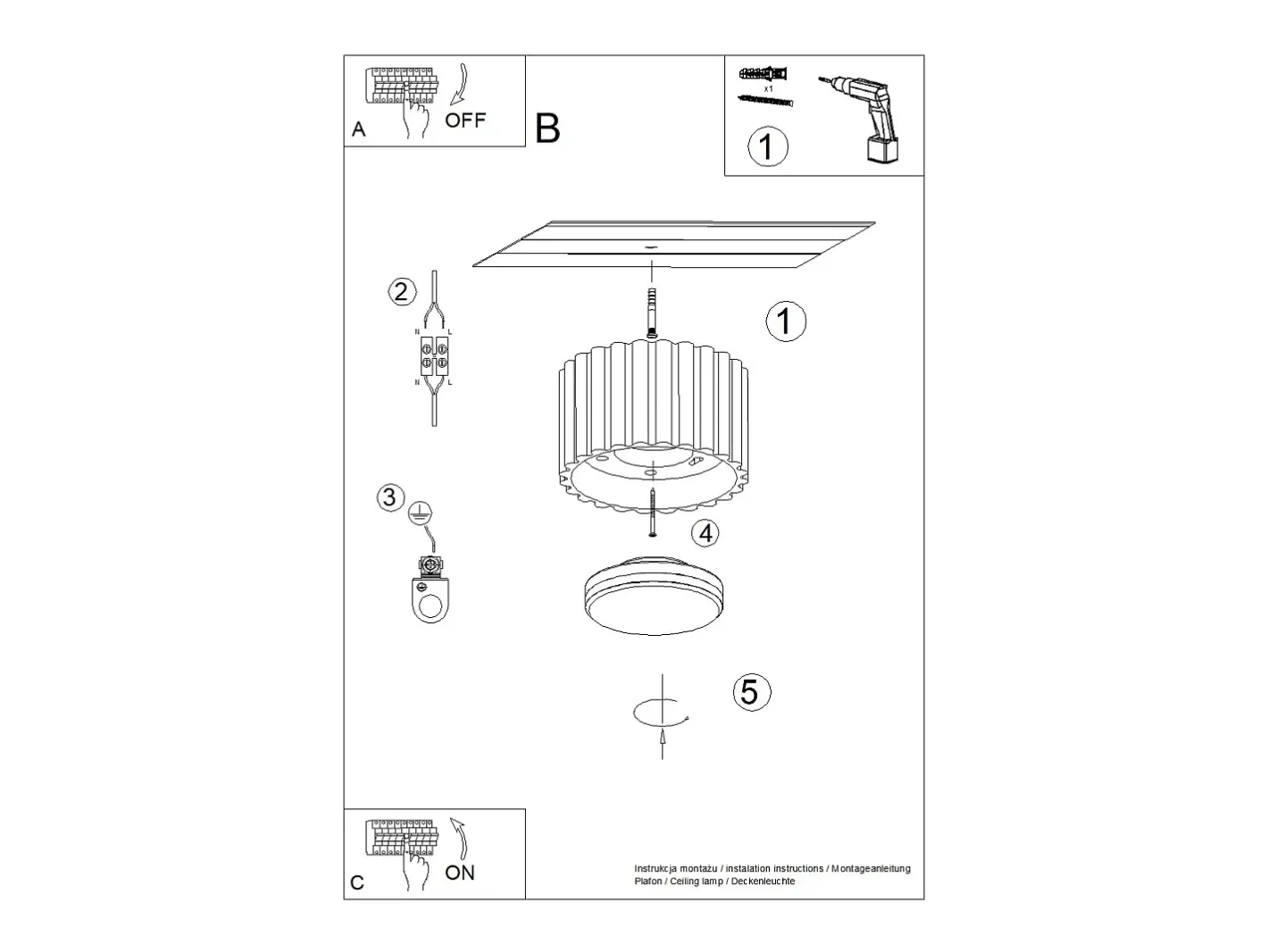 Sollux Lighting Plafón-Lámpara De Techo Aura Minimalista De Aluminio - 1 Fuentes Luminosas - L.10 X A.10 Cm - Beige