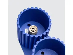 Sollux Lighting Lámpara De Techo Aura Minimalista De Aluminio - 2 Fuentes Luminosas - L.21 X A.12 Cm - Ultramarino Azul oscuro