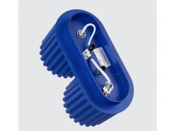 Sollux Lighting Lámpara De Techo Aura Minimalista De Aluminio - 2 Fuentes Luminosas - L.21 X A.12 Cm - Ultramarino Azul oscuro