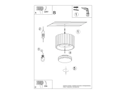 Sollux Lighting Plafón-Lámpara De Techo Aura Minimalista De Aluminio - 1 Fuentes Luminosas - L.10 X A.10 Cm - Borgoña Rojo