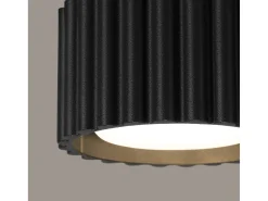 Sollux Lighting Lámpara De Techo Aura Minimalista De Aluminio - 1 Fuentes Luminosas - L.10 X A.10 Cm - Negro Discount