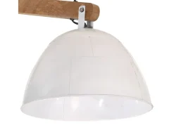 Plafón-Lámpara de techo blanca 25 W E27 105x30x65-108 cm ES841140 Blanco