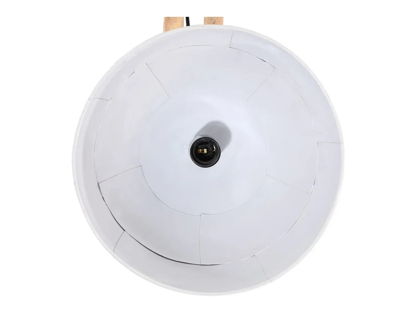 Plafón-Lámpara de techo blanca 25 W E27 105x30x65-108 cm ES841140 Blanco