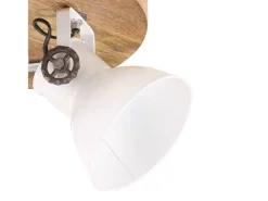 Best Lámpara de techo blanca 25 W E27 50x50x25 cm ES653308 Blanco
