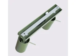 Sollux Lighting Plafón-Lámpara de techo Briix moderno de acero - 2 fuentes luminosas 4000K - L.30 x A.17 cm - oliva Verde