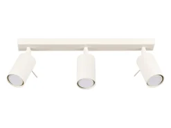 Sollux Lighting Plafón-Lámpara de techo Briix moderno de acero - 3 fuentes luminosas 3000K - L.45 x A.17 cm - Beige
