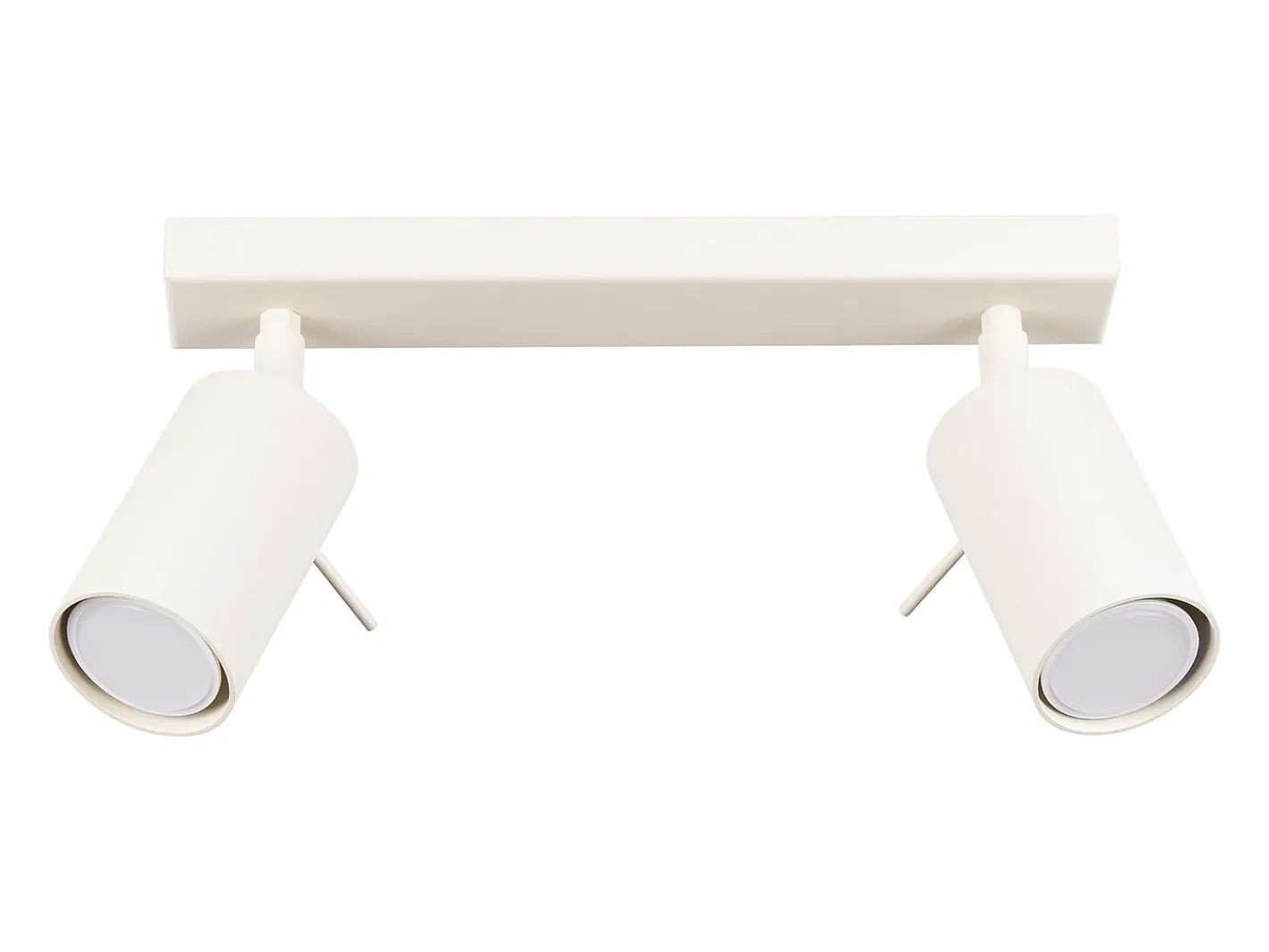 Sollux Lighting Lámpara de techo Briix moderno de acero - 2 fuentes luminosas 4000K - L.30 x A.17 cm - Beige