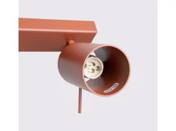 Sollux Lighting Lámpara de techo Briix moderno de acero - 4 fuentes luminosas 3000K - L.81 x A.17 cm - ocre Rojo New