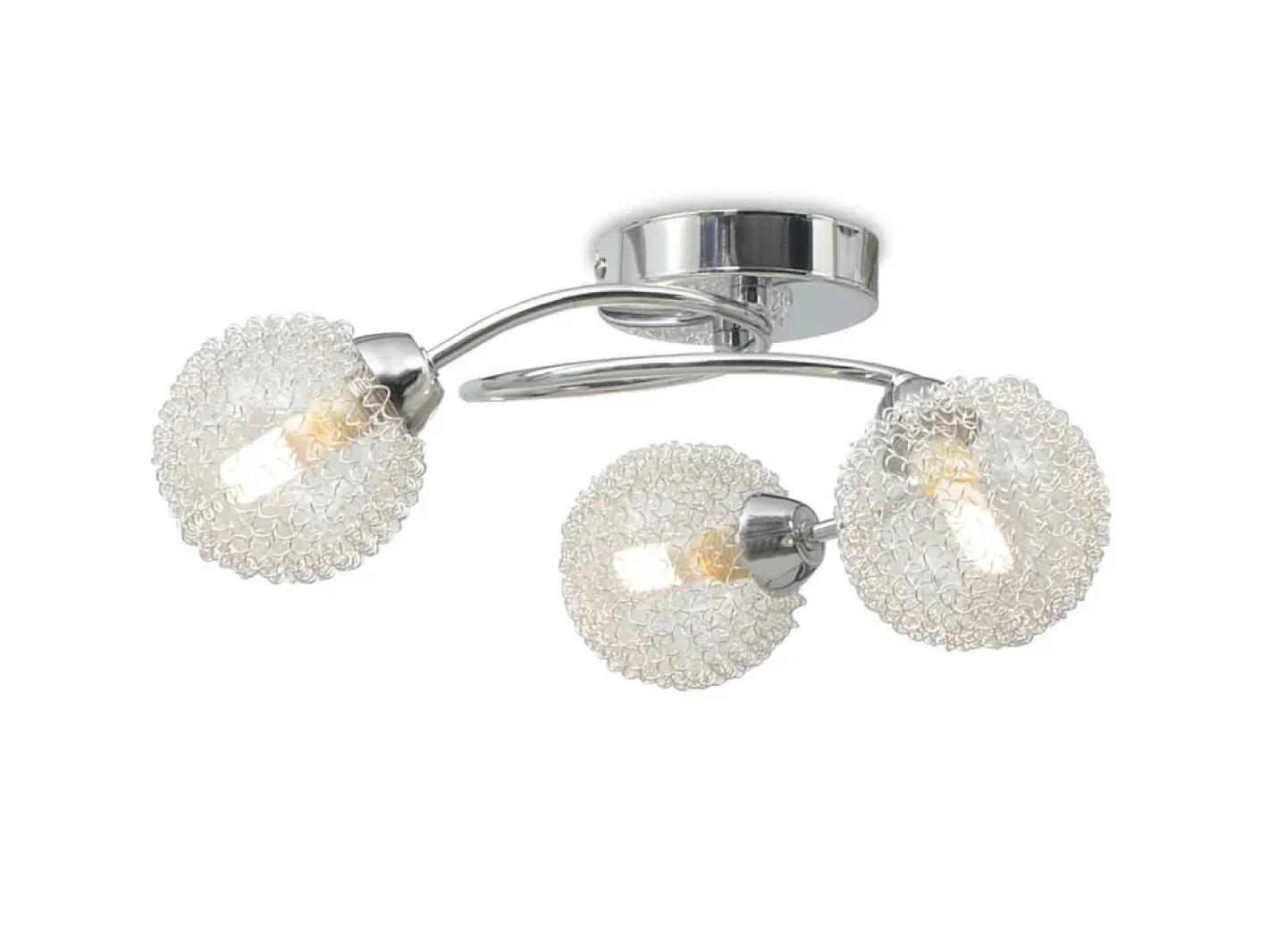 Lámpara de techo con 3 bombillas LED G9 120 W ES789046 Blanco