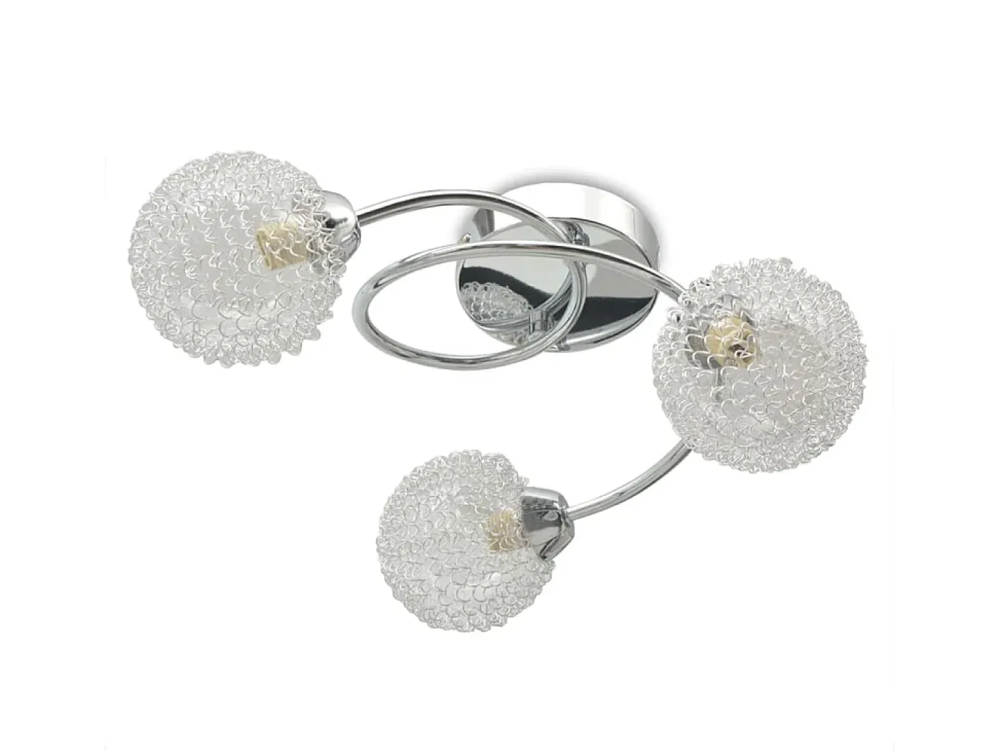 Lámpara de techo con 3 bombillas LED G9 120 W ES789046 Blanco