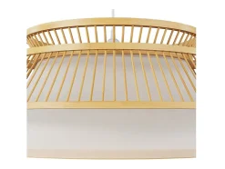Best Rendez-Vous Déco Lámpara de techo de bambú natural 46 cm - Maupiti Beige