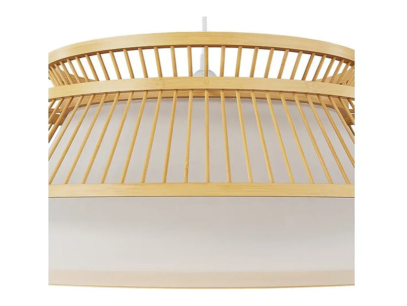 Best Rendez-Vous Déco Lámpara de techo de bambú natural 46 cm - Maupiti Beige