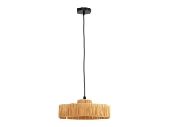 Lámpara de techo de fibras naturales Marru00f3n Hot