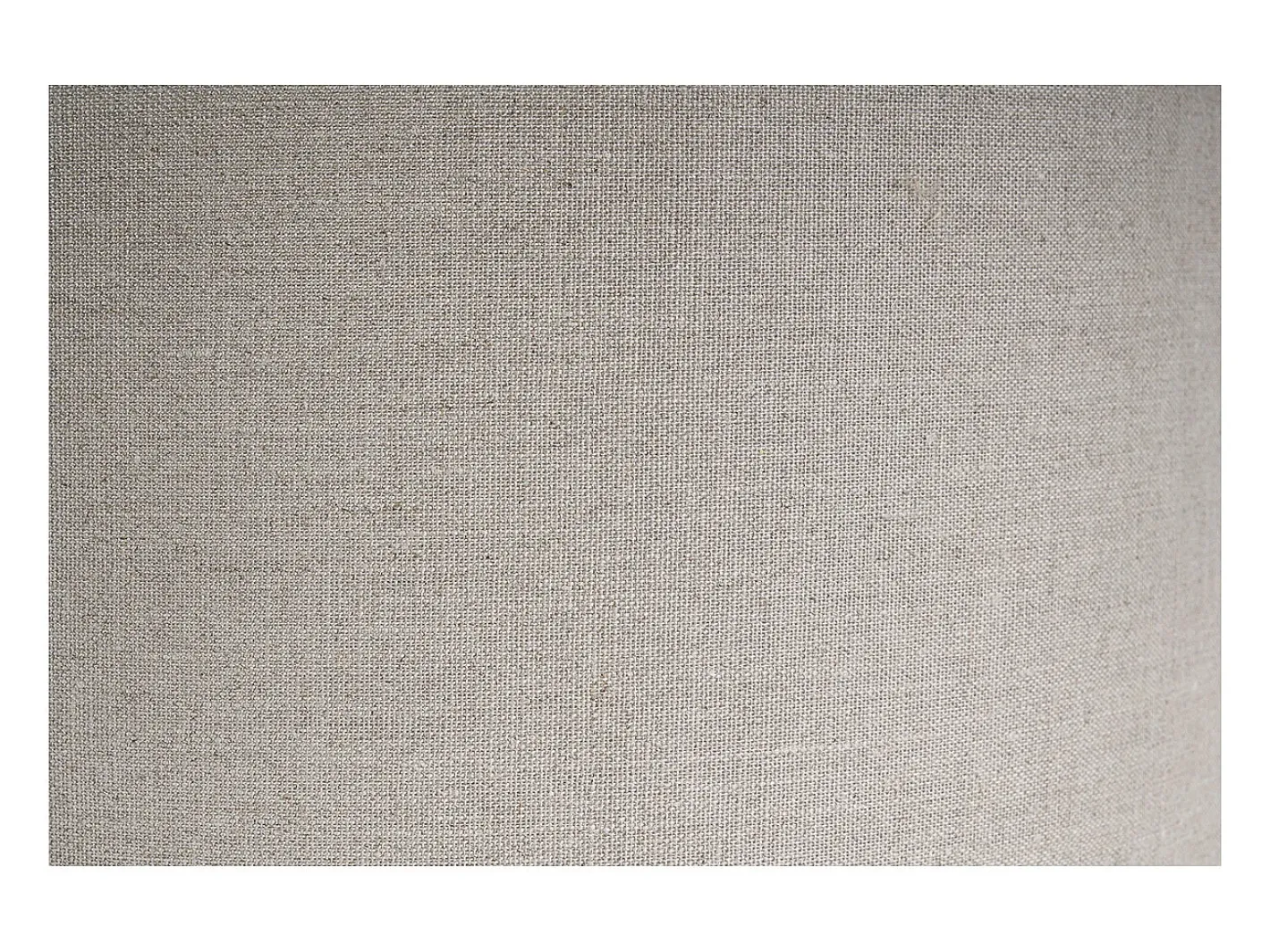Miliboo Lámpara de techo de lino y rafia natural 55 cm AZAMI Beige Best