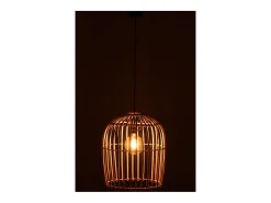 J-Line Lámpara de techo de madera natural 42*42*48 cm Color natural claro Hot
