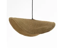 Discount Rendez-Vous Déco Lámpara de techo de material natural y metal D91 cm - Maho Beige