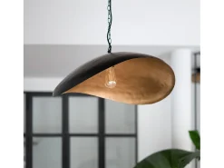 Rendez-Vous Déco Lámpara de techo de metal y dorado D74 - Pacha Negro Clearance