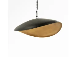 Rendez-Vous Déco Lámpara de techo de metal y dorado D74 - Pacha Negro Clearance