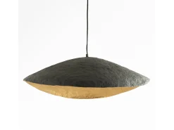 Rendez-Vous Déco Lámpara de techo de papel y hilo D71 cm - Milano Negro Outlet