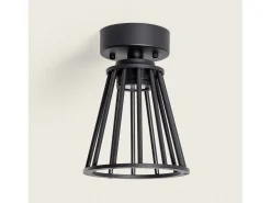Clearance Ledkia Lámpara de Techo Exterior LED 6W Aluminio Bradda Negro
