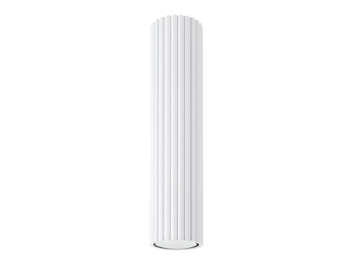 Best Sollux Lighting Lámpara de techo Gloow minimalista de aluminio - 1 fuentes luminosas 3000K - L.6,5 x A.30 cm - Blanco